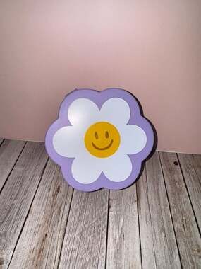 3- Target Bullseye's Playground Purple Smiley Flower Novelty Bento Box Snack Con